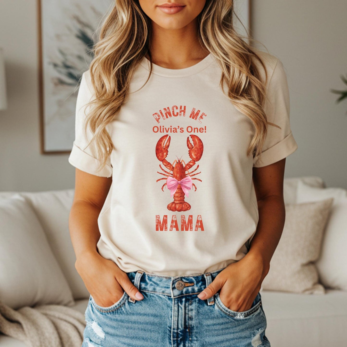 Lobster Boil First Birthday Family Matching Shirts: Pinch Me I'm One Nautical Theme Girl's 1st Birthday Party Outfit