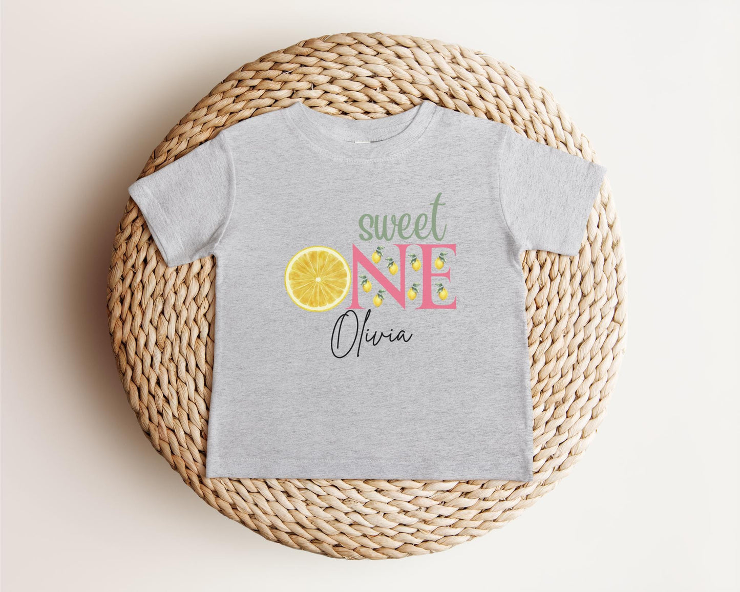 Lemon First Birthday Shirt: Sweet One 1st Birthday Citrus Themed Party Outfit