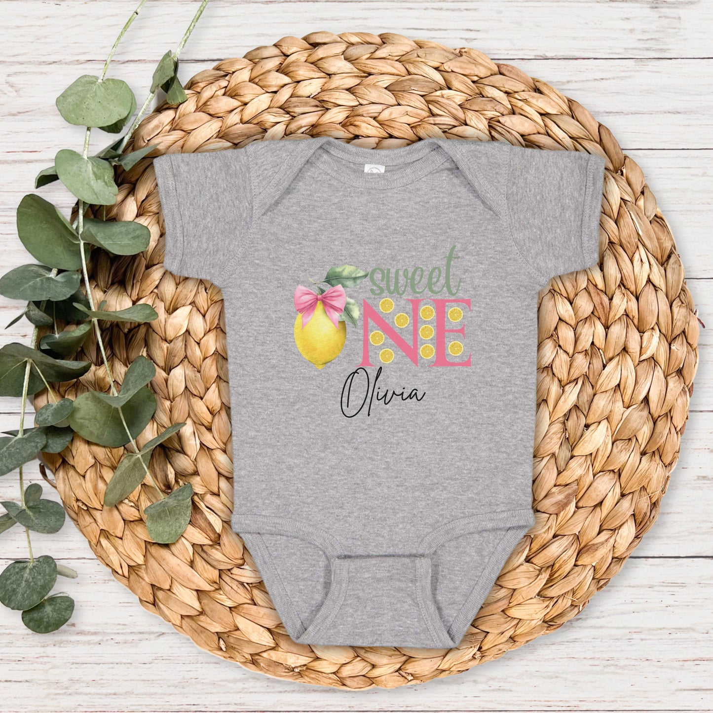 Lemon First Birthday Shirt: Sweet One 1st Birthday Citrus Themed Party Outfit
