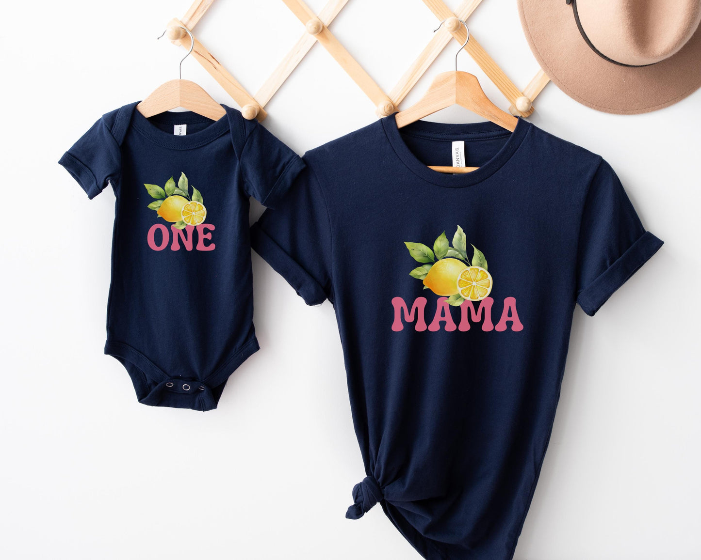 Personalized Lemon First Birthday Matching Family Shirts: Sweet One 1st Birthday Citrus Themed Party Outfit
