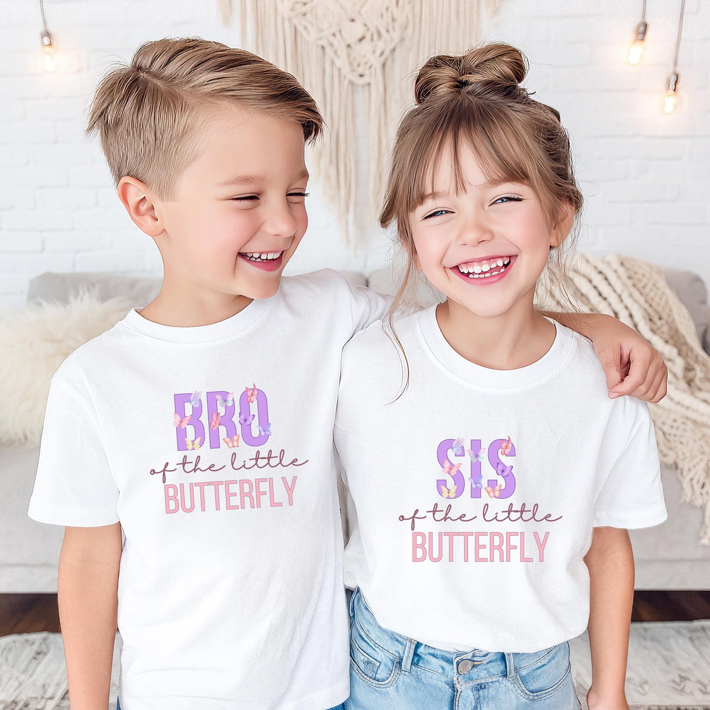 Butterfly Theme Matching Family First Birthday Shirts: Insect Theme 1st Birthday Party Outfit