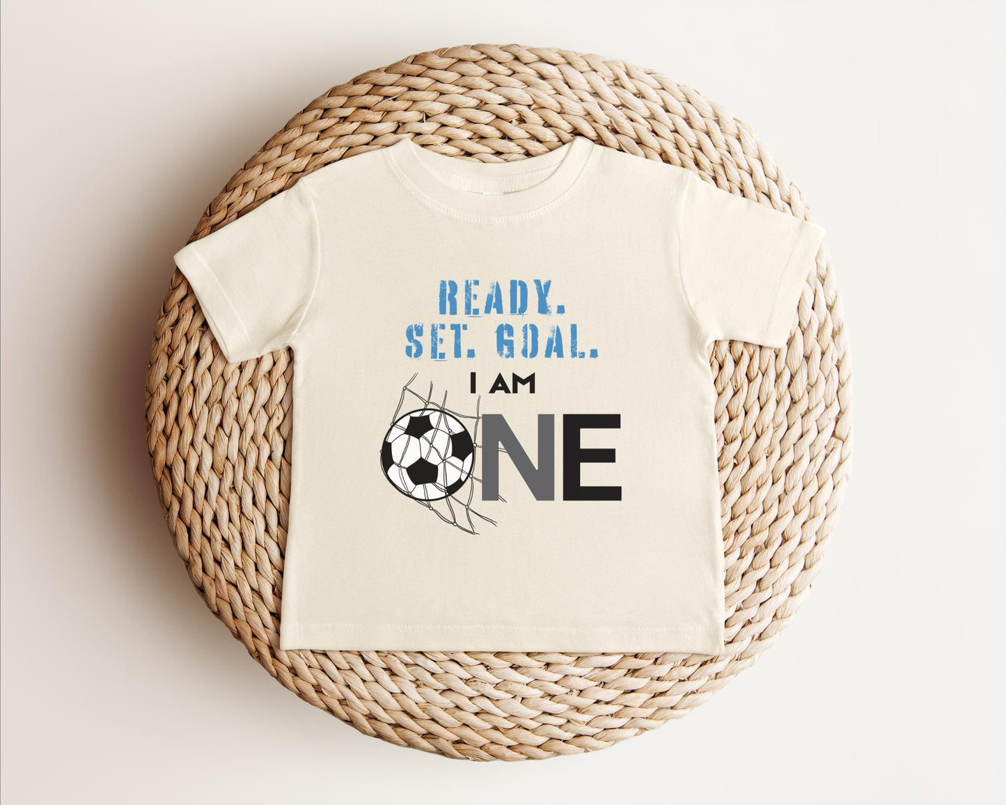Personalized First Birthday Soccer Shirt | Soccer 1st Birthday Party Outfit | Baby Birthday T-Shirt | Sports Themed Tee Gift