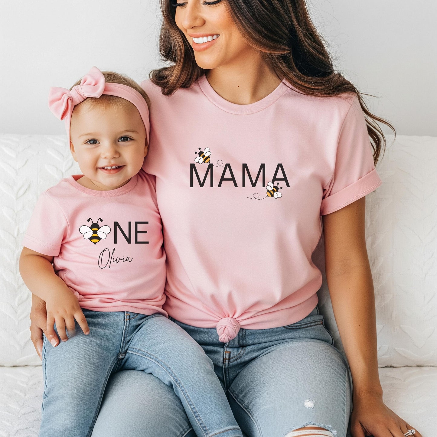 Bee Family Matching First Birthday Shirts: Bumble Bee Themed  1st Bee-Day Party Outfit