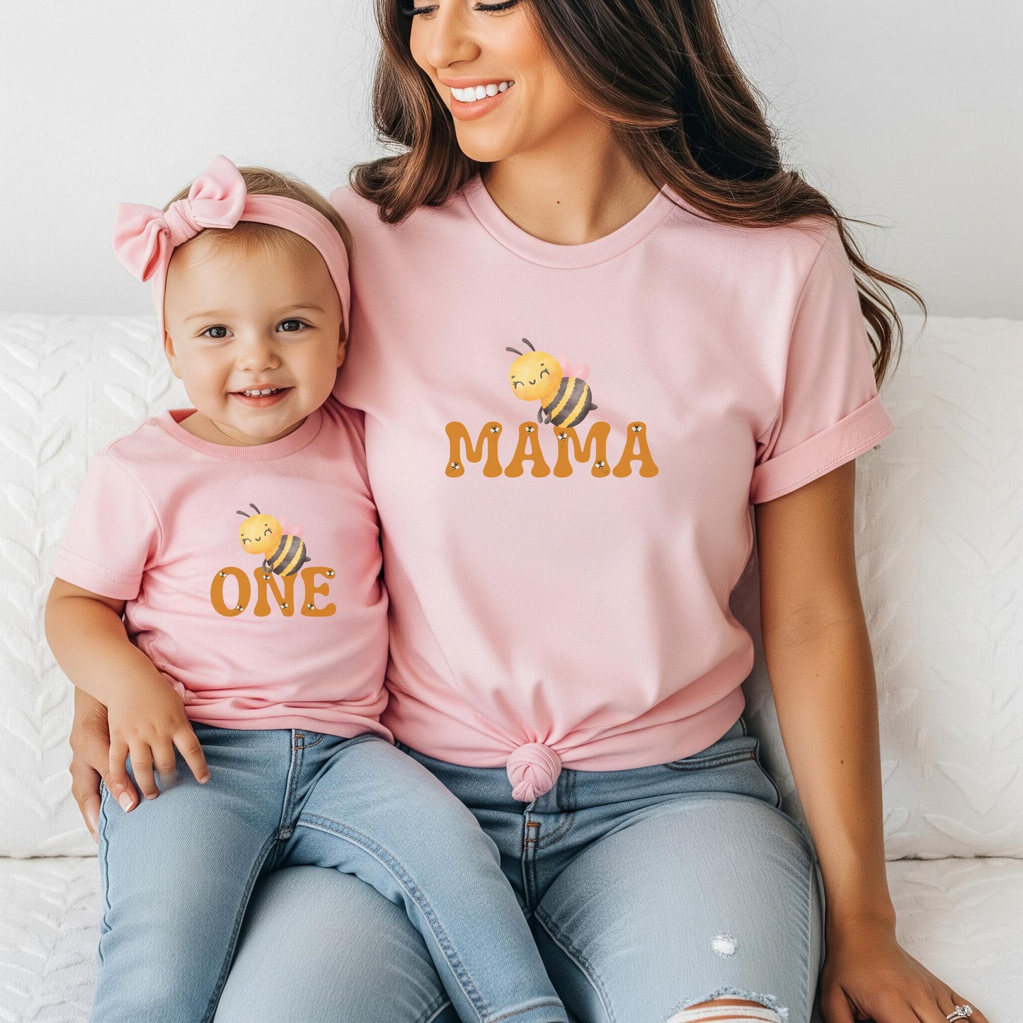 Bee Family Matching First Birthday Shirts: Bumble Bee Themed  1st Bee-Day Party Outfit