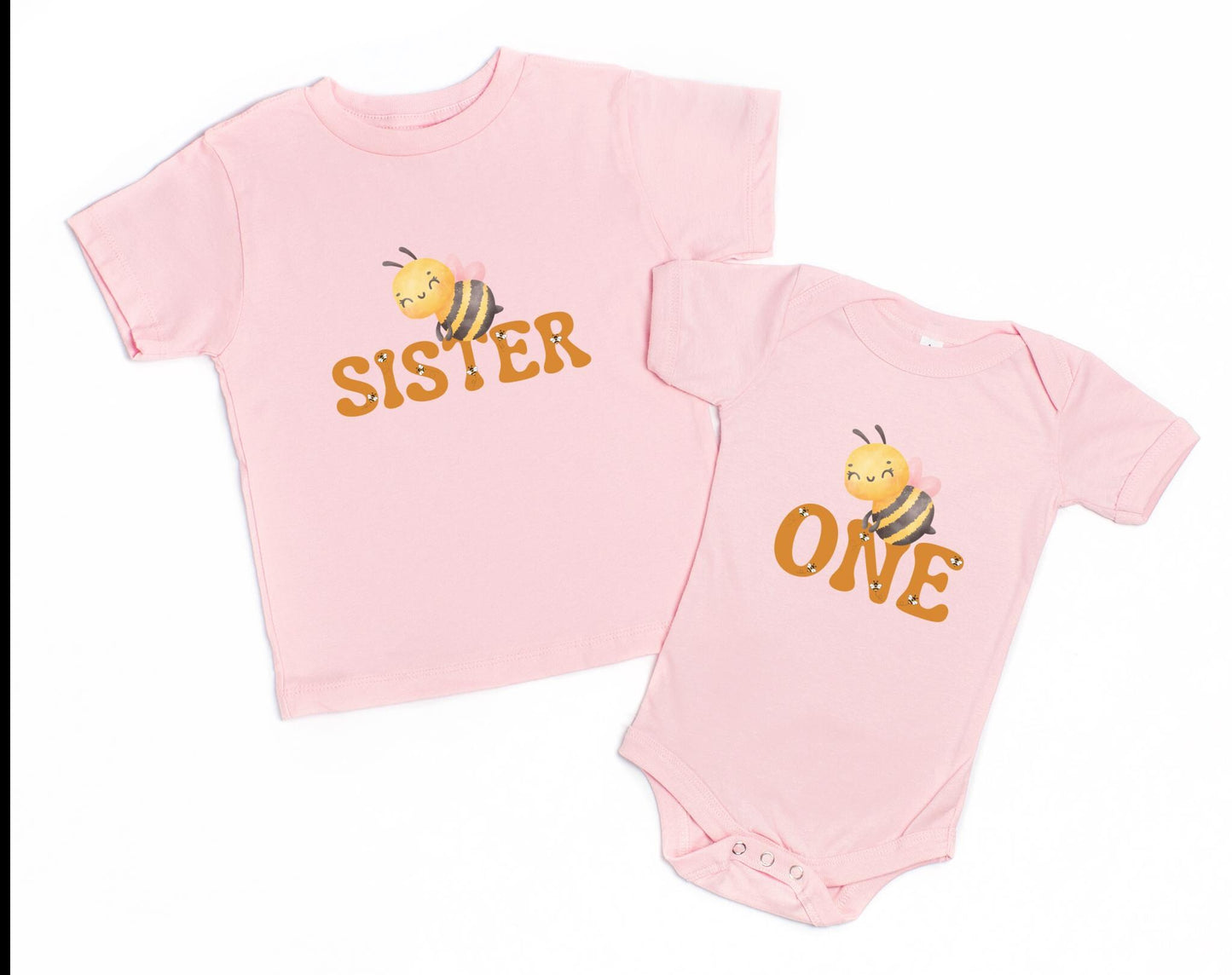 Bee Family Matching First Birthday Shirts: Bumble Bee Themed  1st Bee-Day Party Outfit