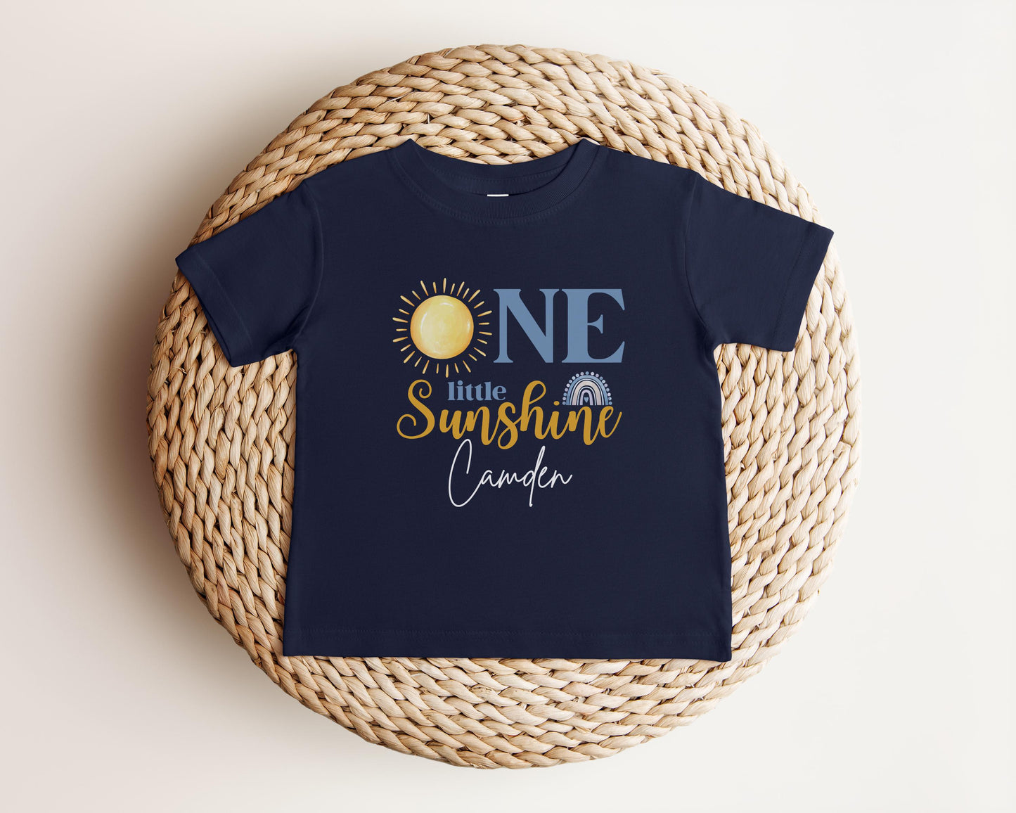 Personalized Little Sunshine First Birthday Shirt | Boy 1st Birthday Outfit | First Trip Around The Sun