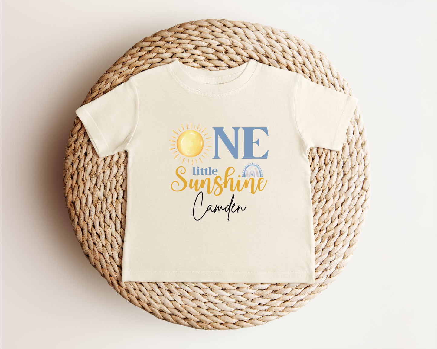 Personalized Little Sunshine First Birthday Shirt | Boy 1st Birthday Outfit | First Trip Around The Sun