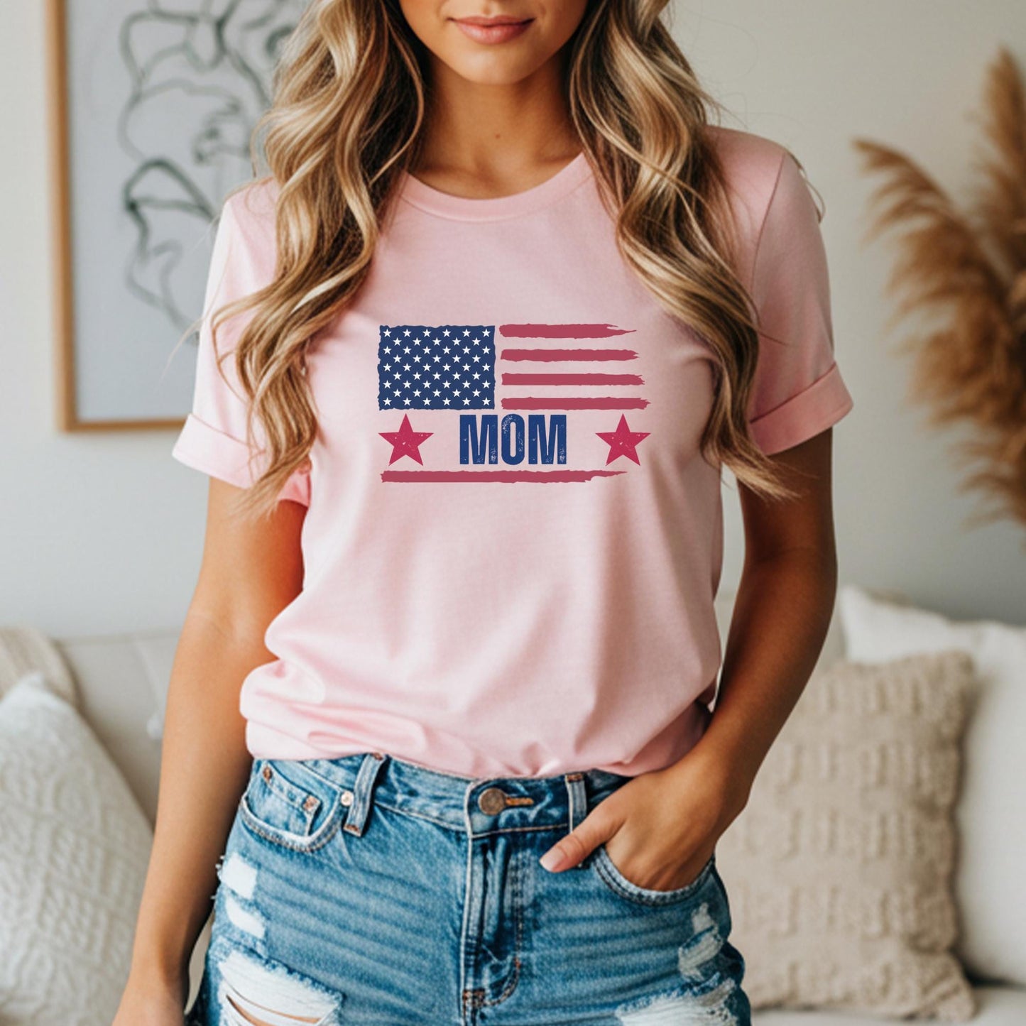 4th of July Custom Family Matching Shirts: Personalized Independence Day Celebration American Flag Tees