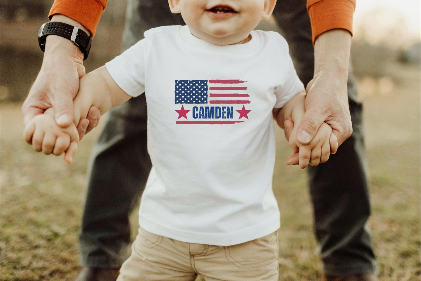 4th of July Custom Family Matching Shirts: Personalized Independence Day Celebration American Flag Tees