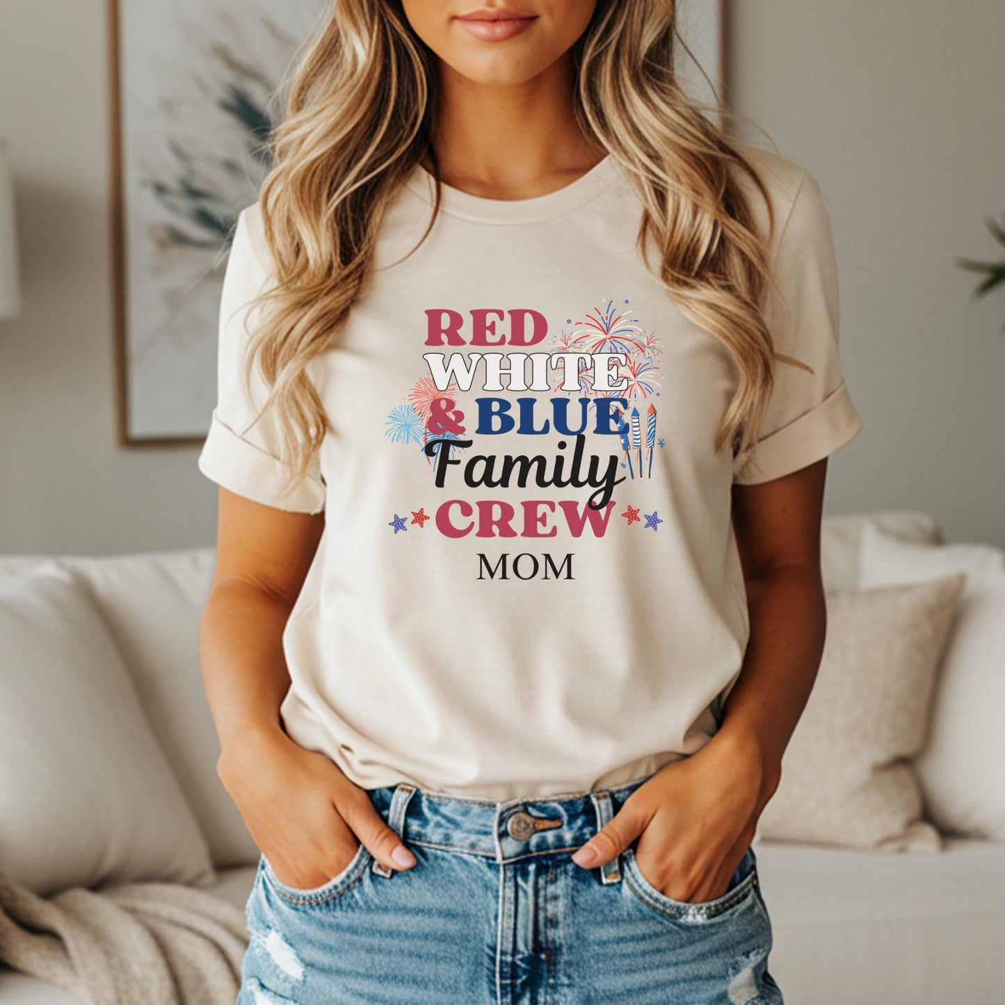 4th of July Custom Family Matching Shirts: Personalized Independence Day Celebration American Flag Tees