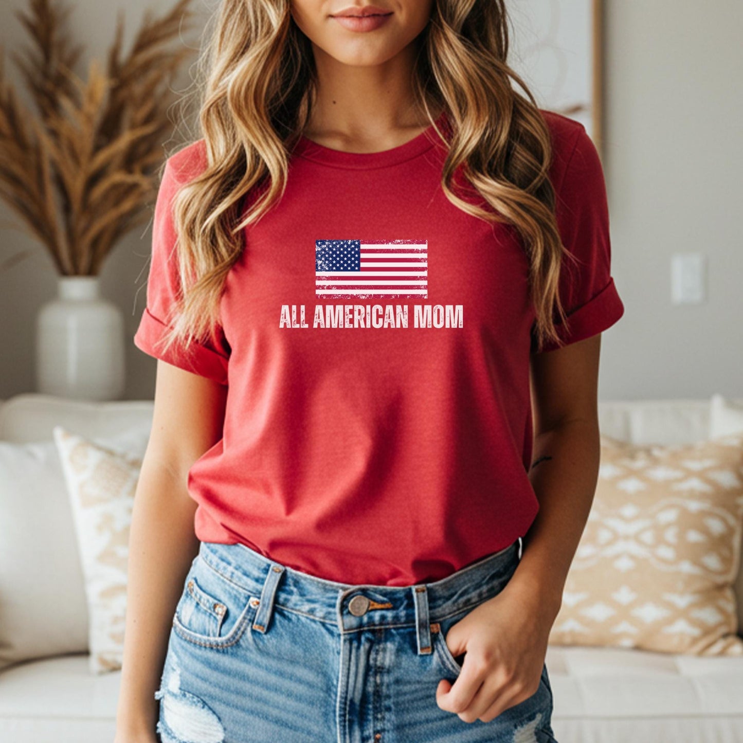 4th of July Custom Family Matching Shirts: Personalized Independence Day Celebration American Flag Tees