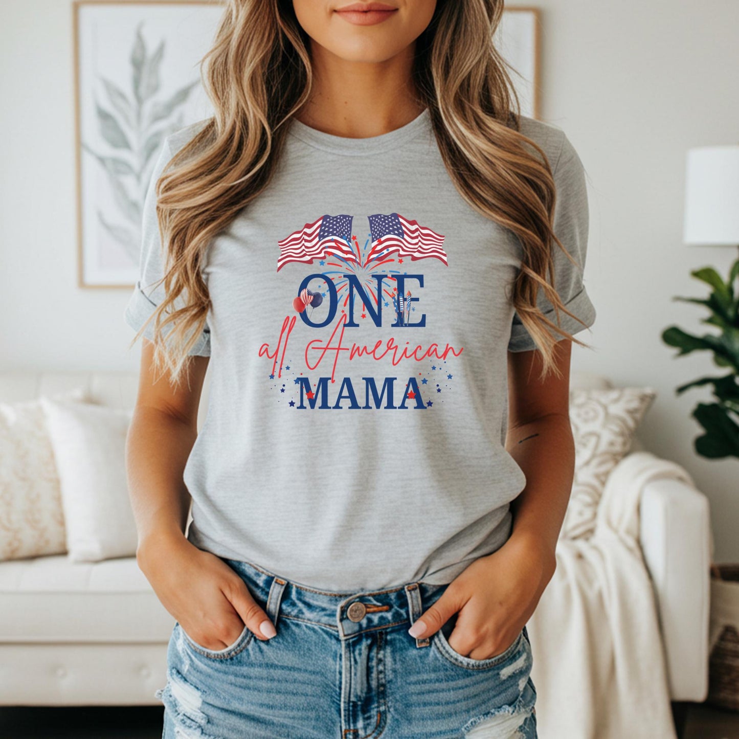 All American Boy First Birthday Family Matching Shirts: 4th of July Patriotic Birthday Party Outfit