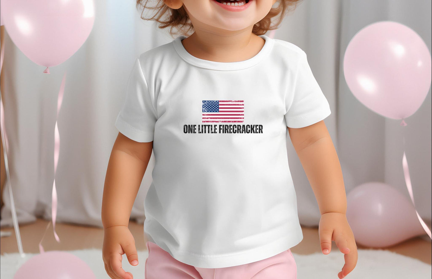 4th of July First Birthday Family Matching Shirts: All American Patriotic Birthday Party Outfit