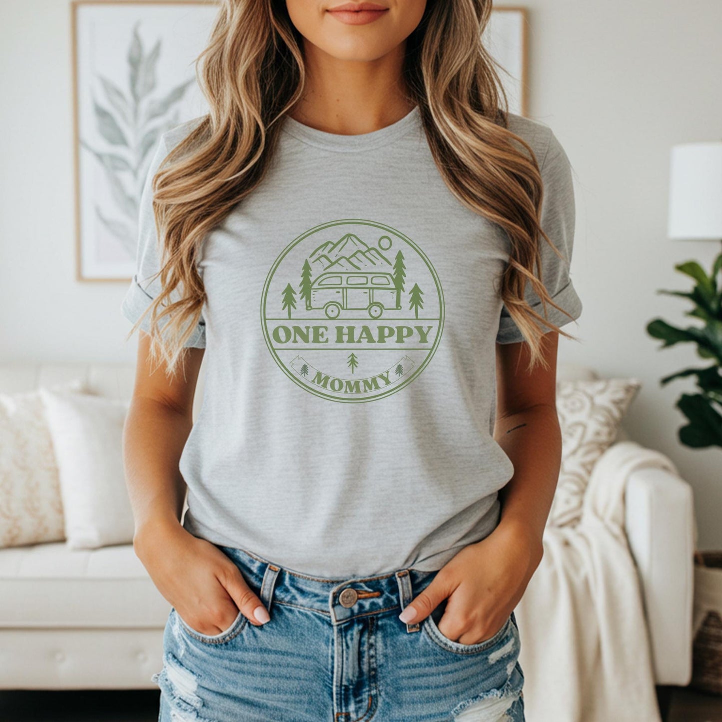 One Happy Camper First Birthday Matching Family Shirt: Custom Camping 1st Birthday Shirt