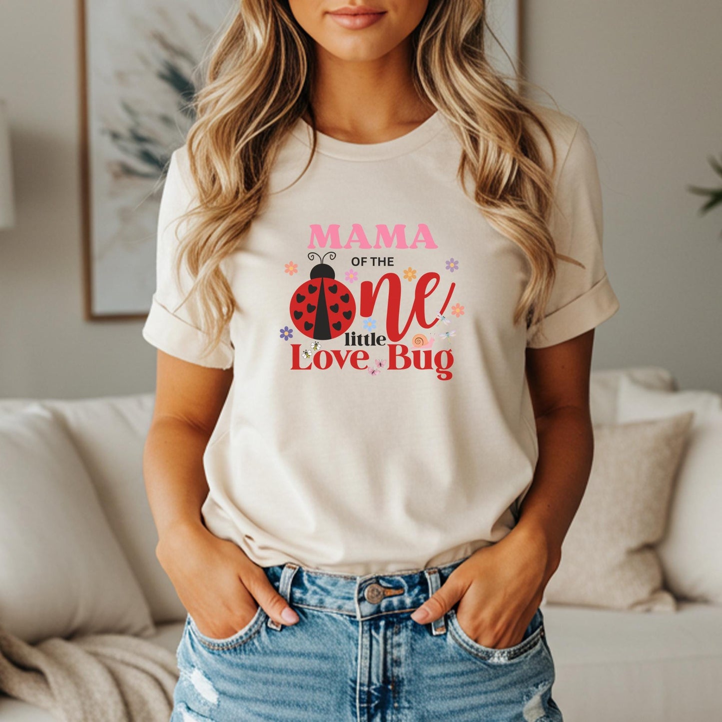 Personalized Ladybug First Birthday Family Matching Shirt: Bug Theme 1st Birthday Party Outfit