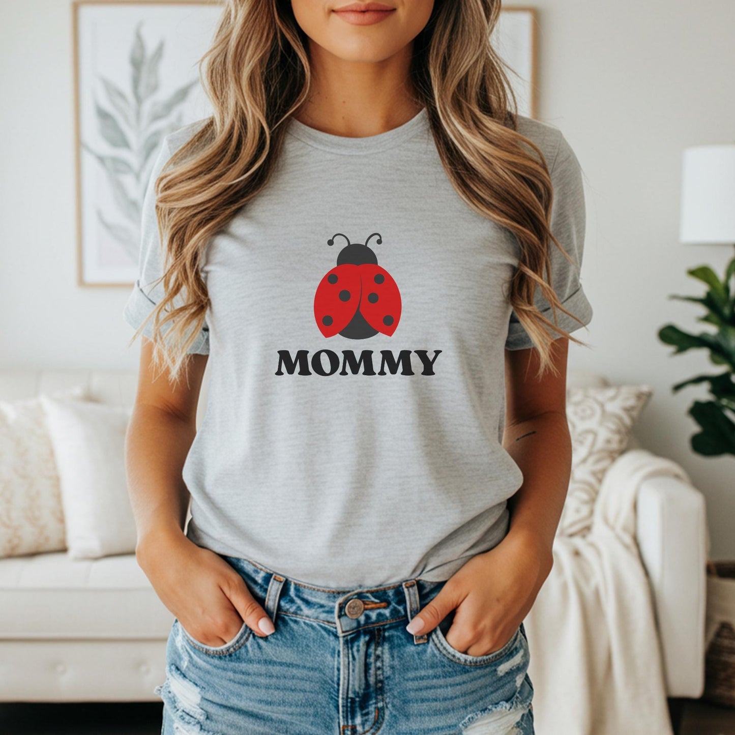 Personalized Ladybug First Birthday Family Matching Shirt: Bug Theme 1st Birthday Party Outfit
