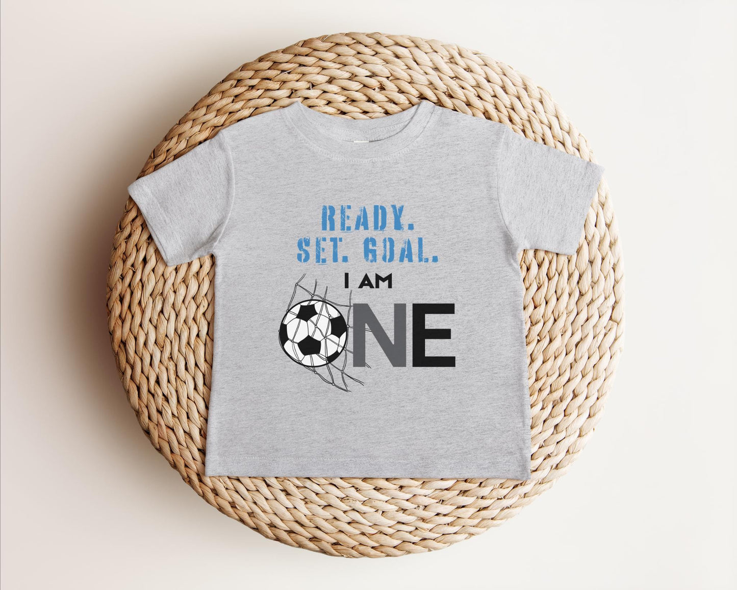 Personalized First Birthday Soccer Shirt | Soccer 1st Birthday Party Outfit | Baby Birthday T-Shirt | Sports Themed Tee Gift