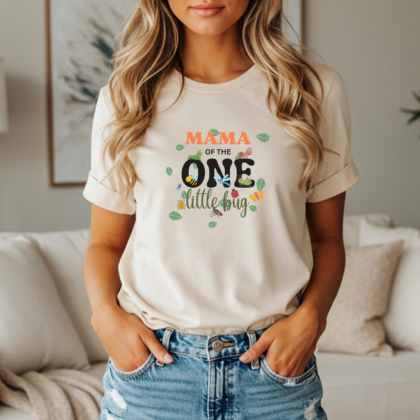 Personalized Insects Theme First Birthday Family Matching Shirts: One Little Bug 1st Birthday Party Outfit