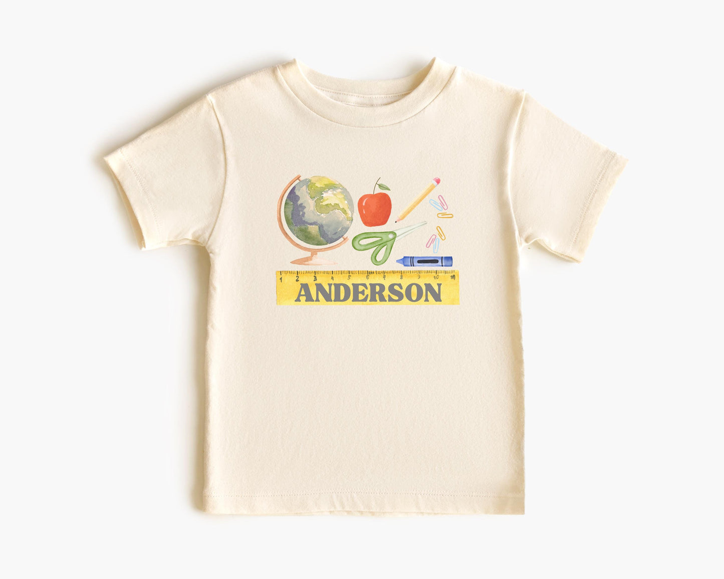 Personalized Kids Back to School Shirt: Custom Name First Day Outfit