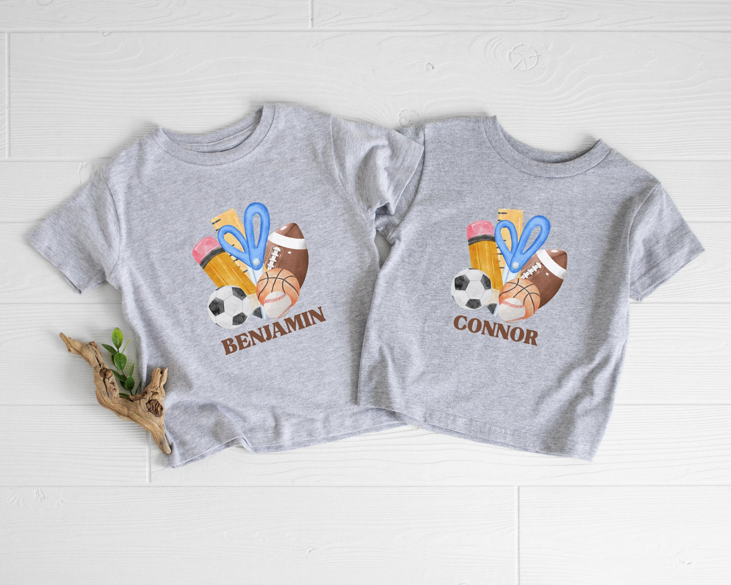 Personalized Boys Back to School Shirt: Custom Sports & School Tee