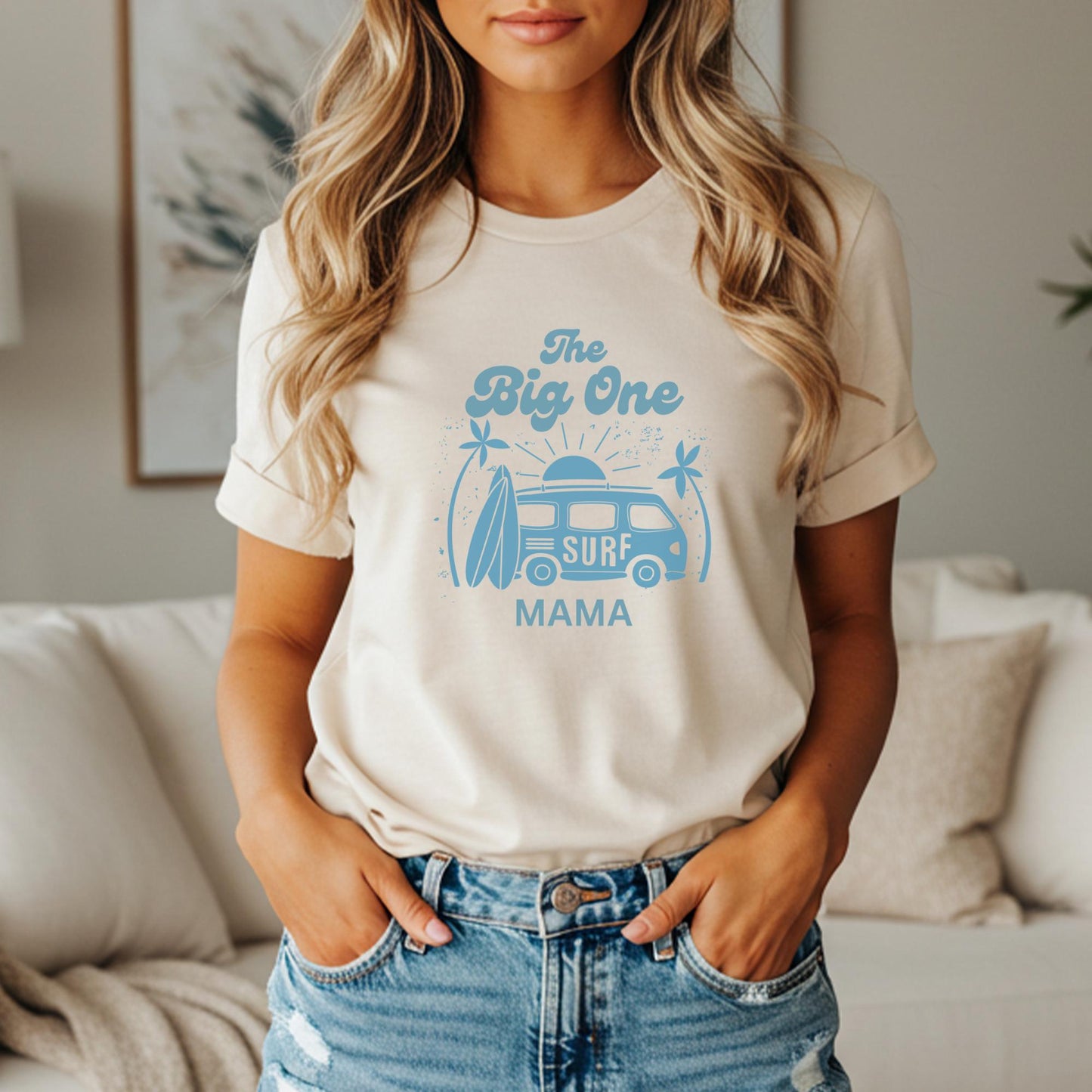 Personalized The Big One First Family Matching Birthday Shirts: Surf 1st Birthday Beach Party Outfit