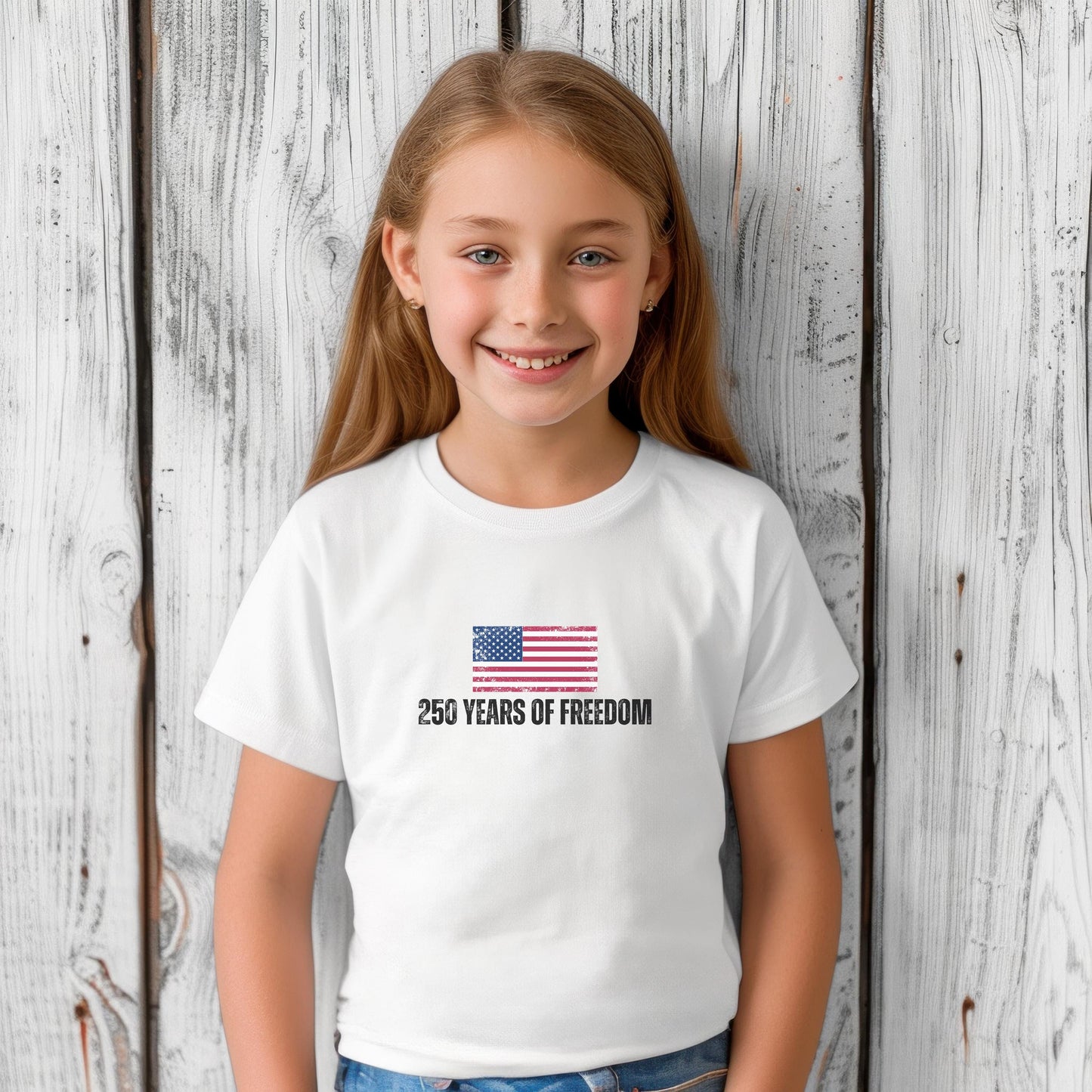 America 250th Anniversary Shirt: Patriotic American Flag July 4th Memorial Day Family Tee