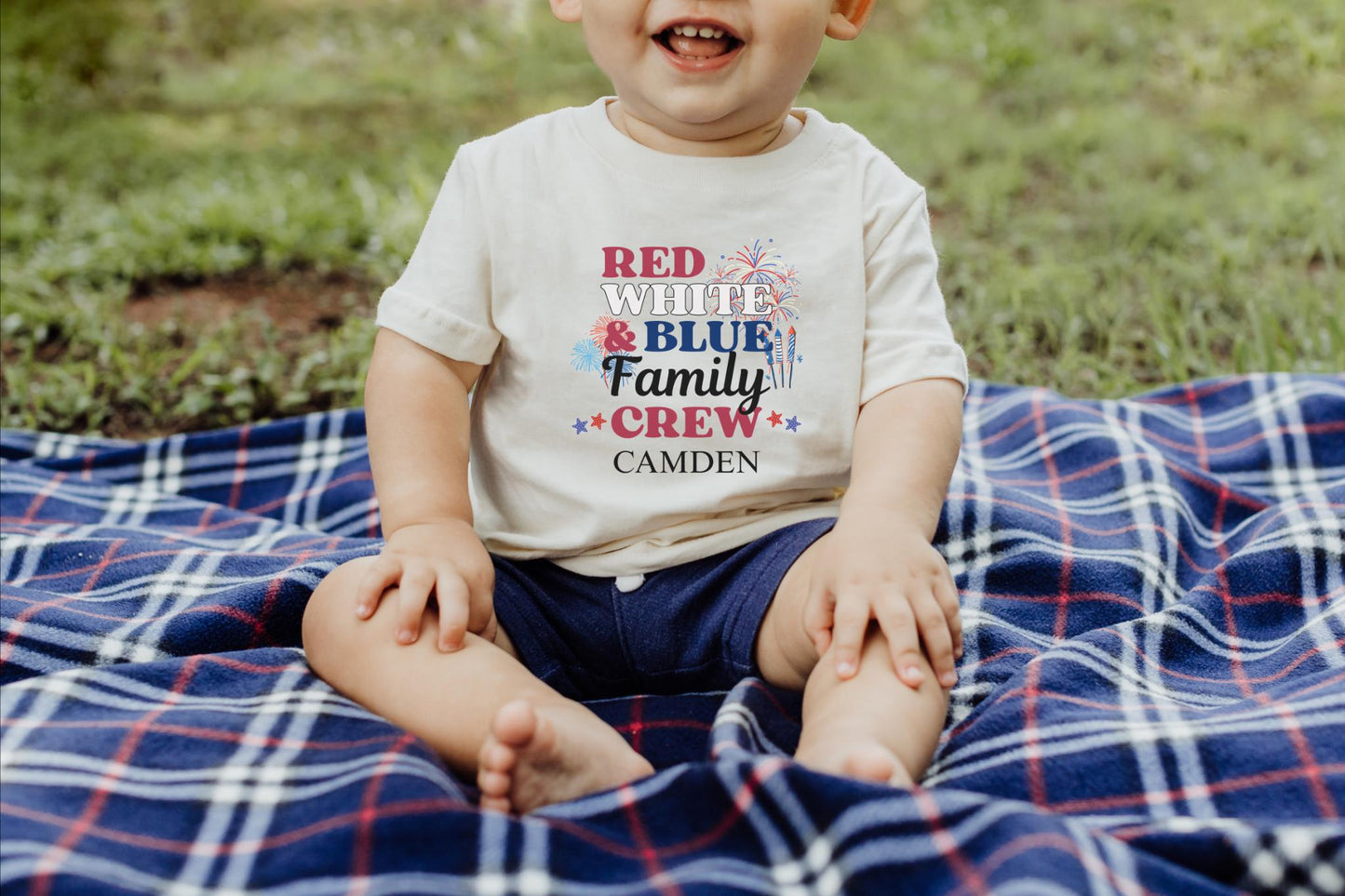 4th of July Custom Family Matching Shirts: Personalized Independence Day Celebration American Flag Tees
