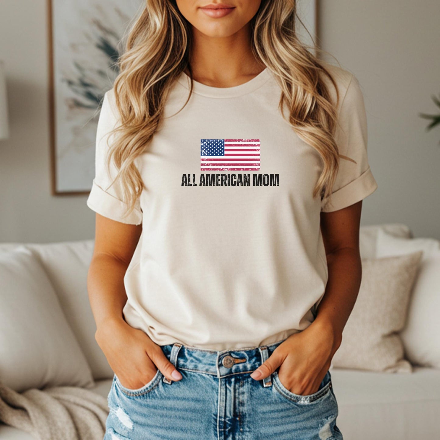 4th of July Custom Family Matching Shirts: Personalized Independence Day Celebration American Flag Tees
