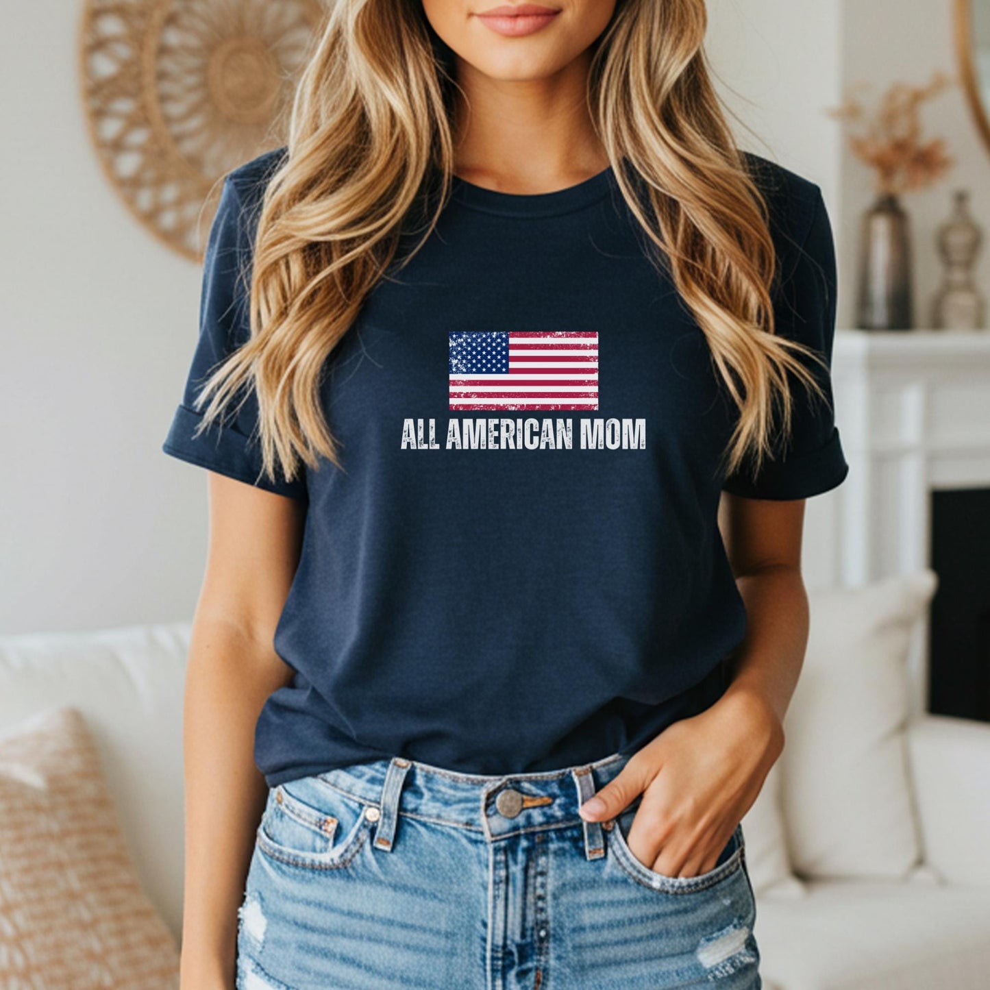 4th of July First Birthday Family Matching Shirts: All American Patriotic Birthday Party Outfit