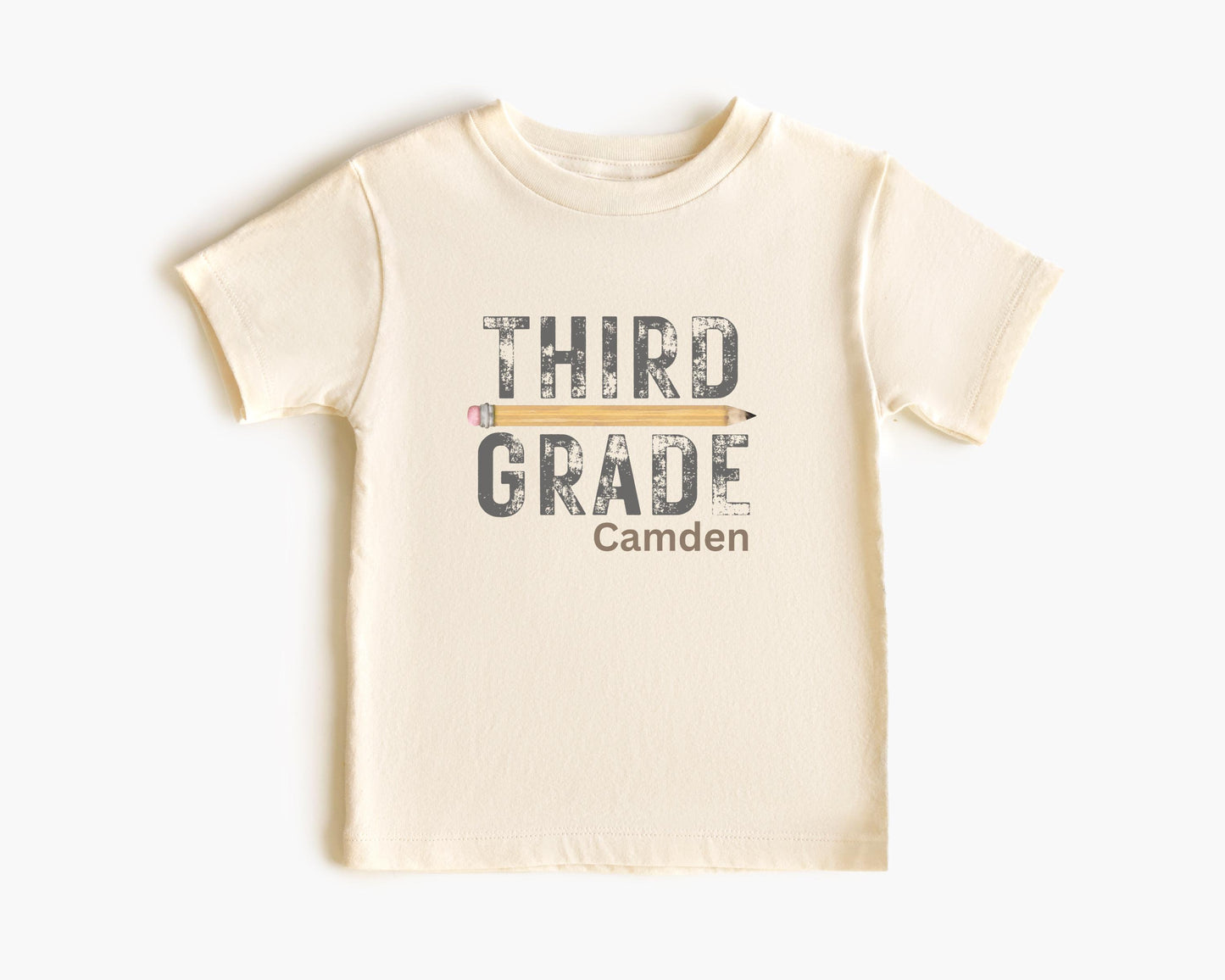 Personalized Third Grade Shirt: Custom Back to School Outfit, First Day Tee