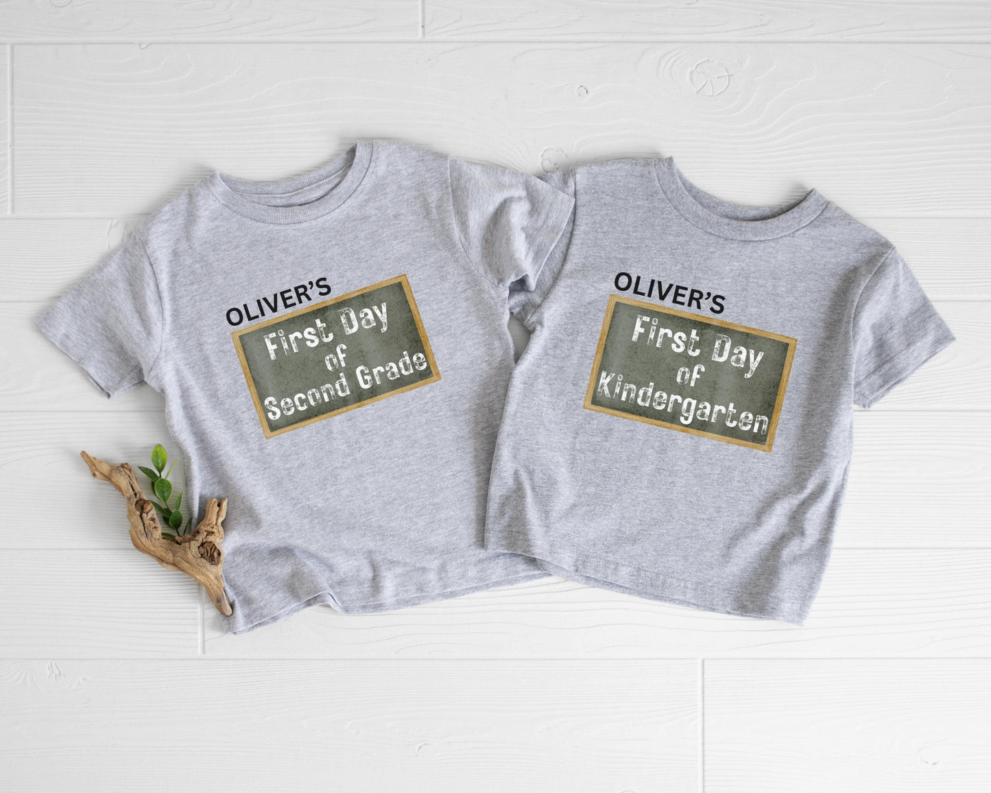 Personalized First Day of School Shirt: Custom Grade Tee, Cotton Blend Comfort