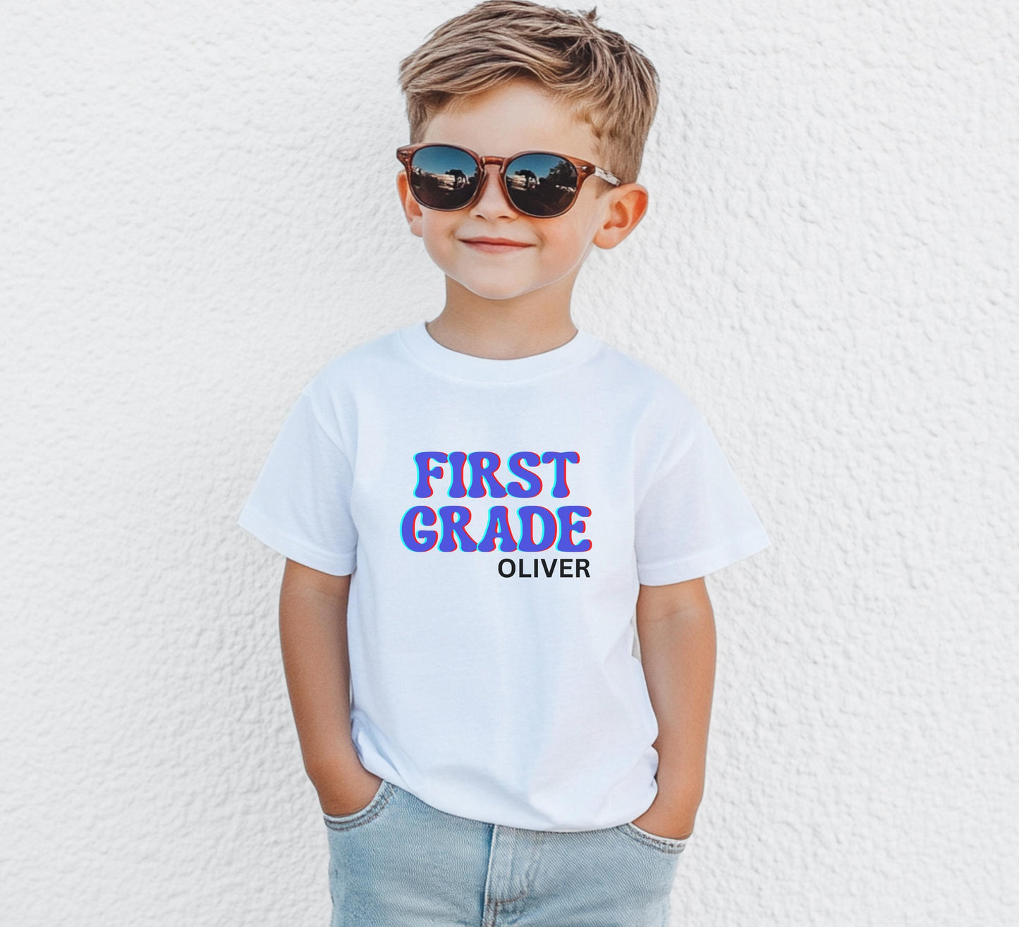 Personalized Kindergarten First Day Shirt: Custom Cotton Tee