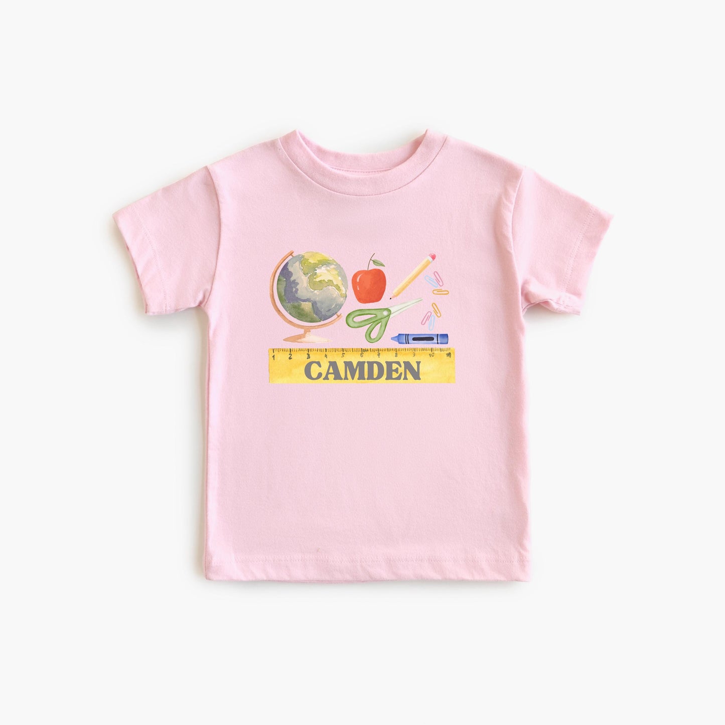Personalized Kids Back to School Shirt: Custom Name First Day Outfit