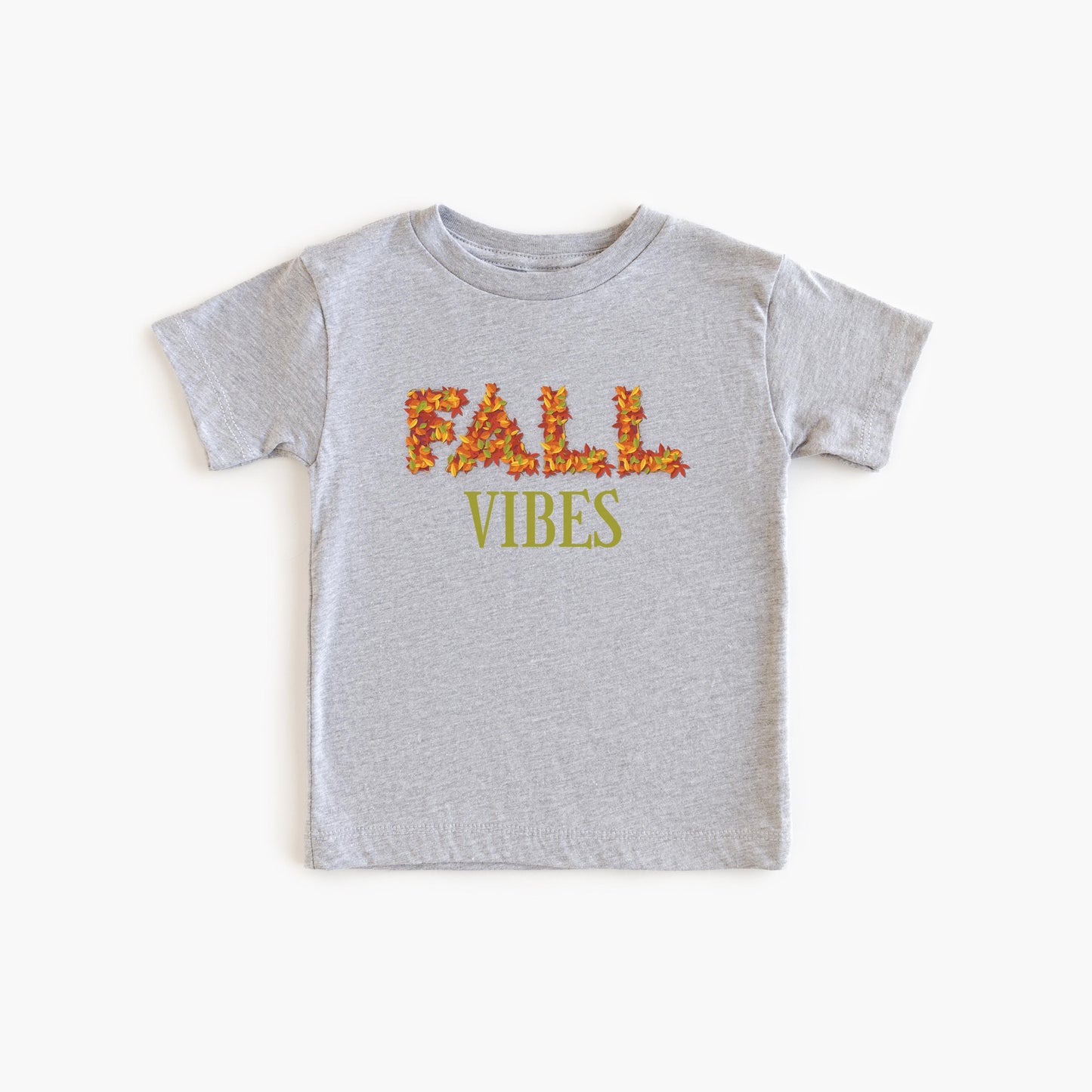 Fall Themed Kids Shirt: Autumn Harvest Cozy Fall Vibes Boys Girls Fall Outfit