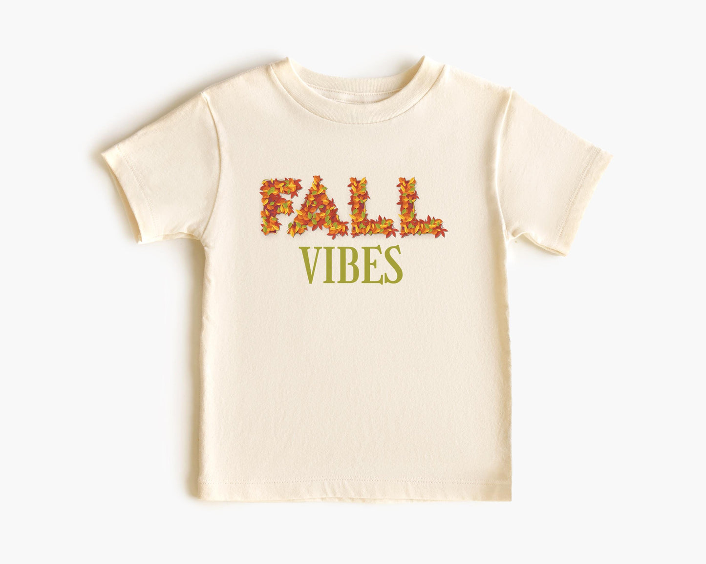 Fall Themed Kids Shirt: Autumn Harvest Cozy Fall Vibes Boys Girls Fall Outfit