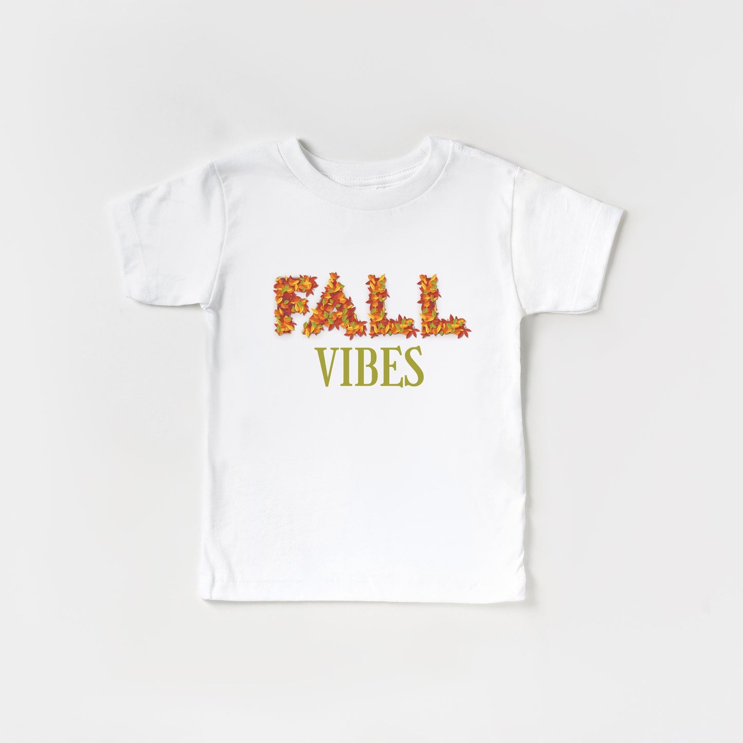 Fall Themed Kids Shirt: Autumn Harvest Cozy Fall Vibes Boys Girls Fall Outfit