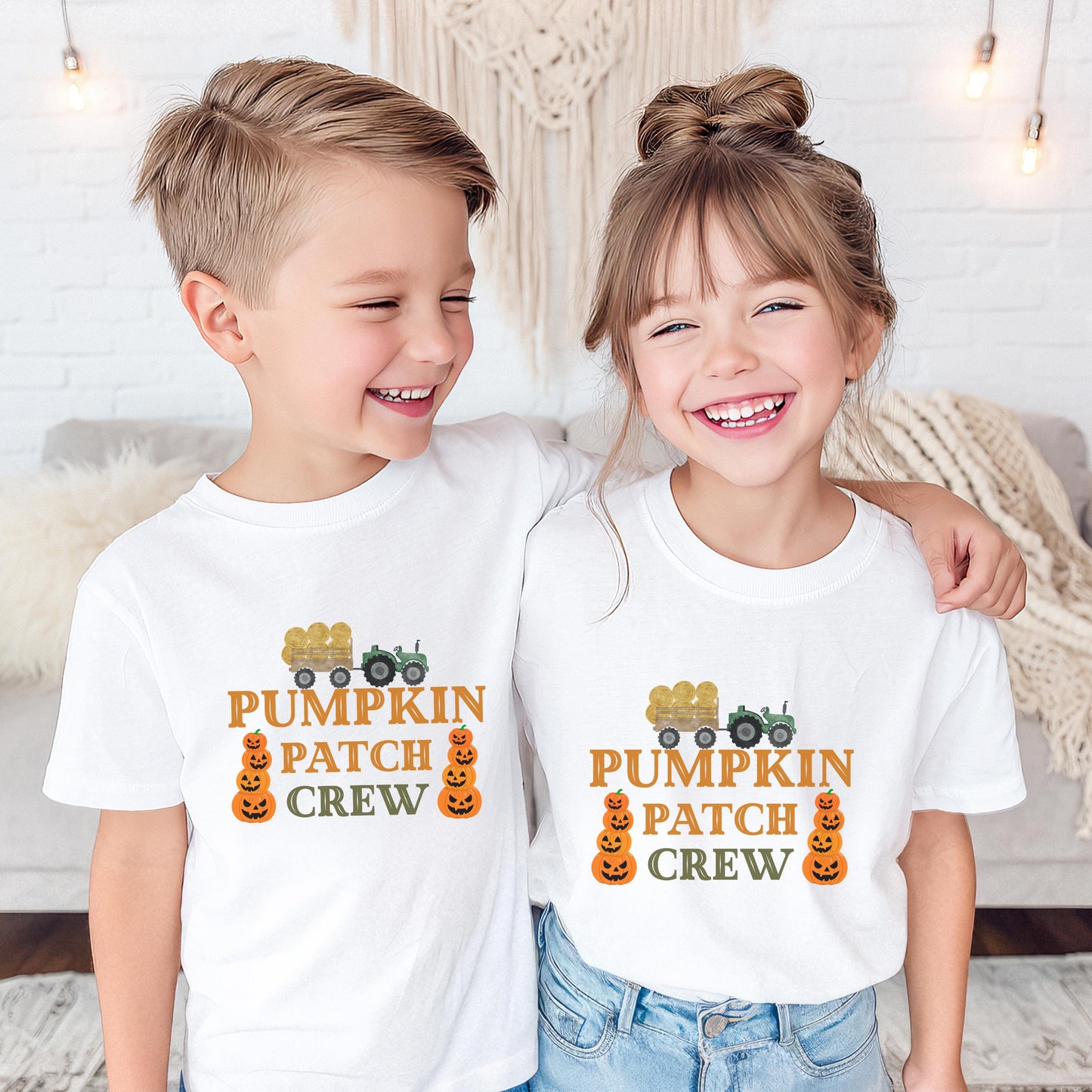 Custom Family Pumpkin Patch Crew Shirt: Kids Toddler Youth Adults Fall Pumpkin Picking Outfit