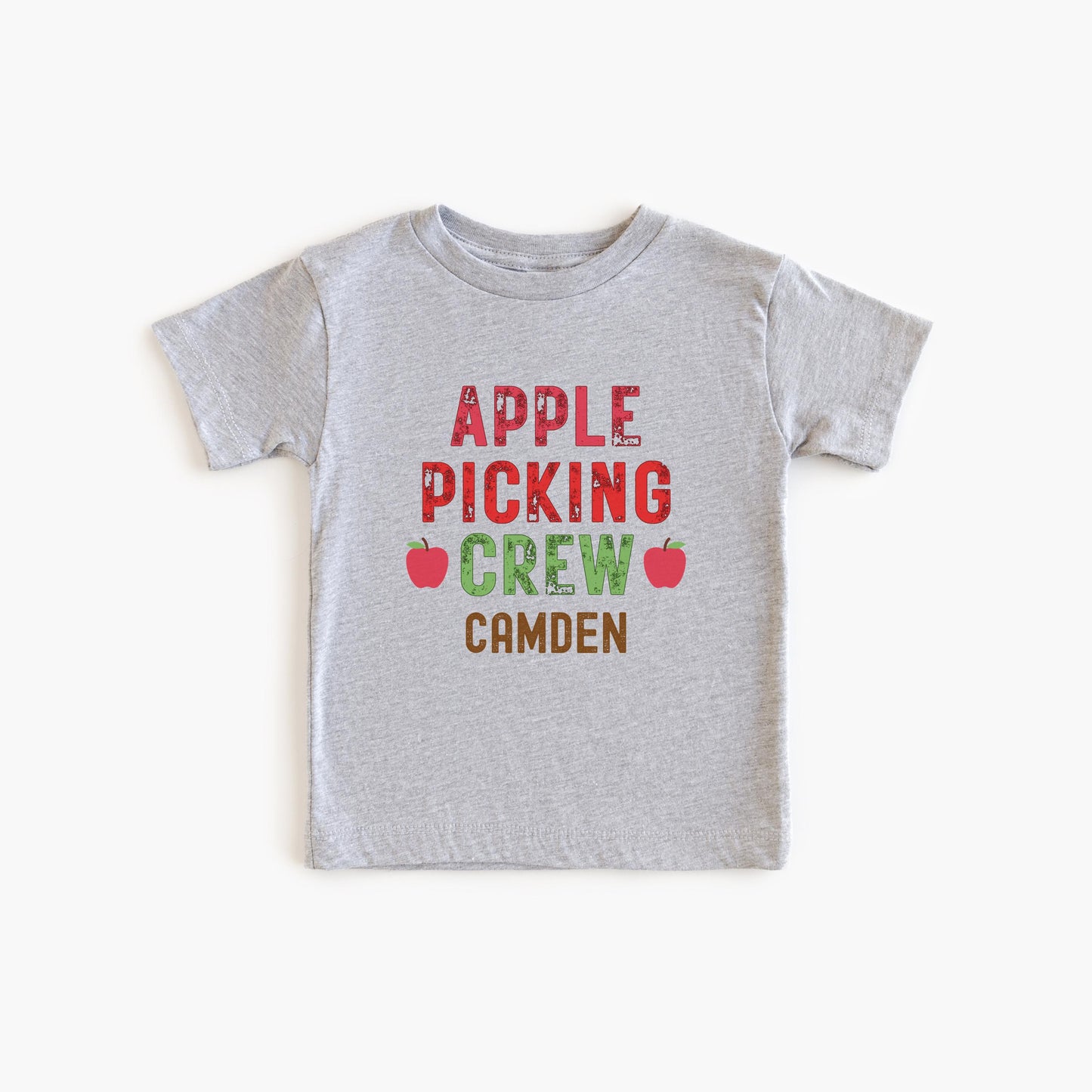 Personalized Apple Picking Crew Family Shirt: Custom Fall Orchard Tee