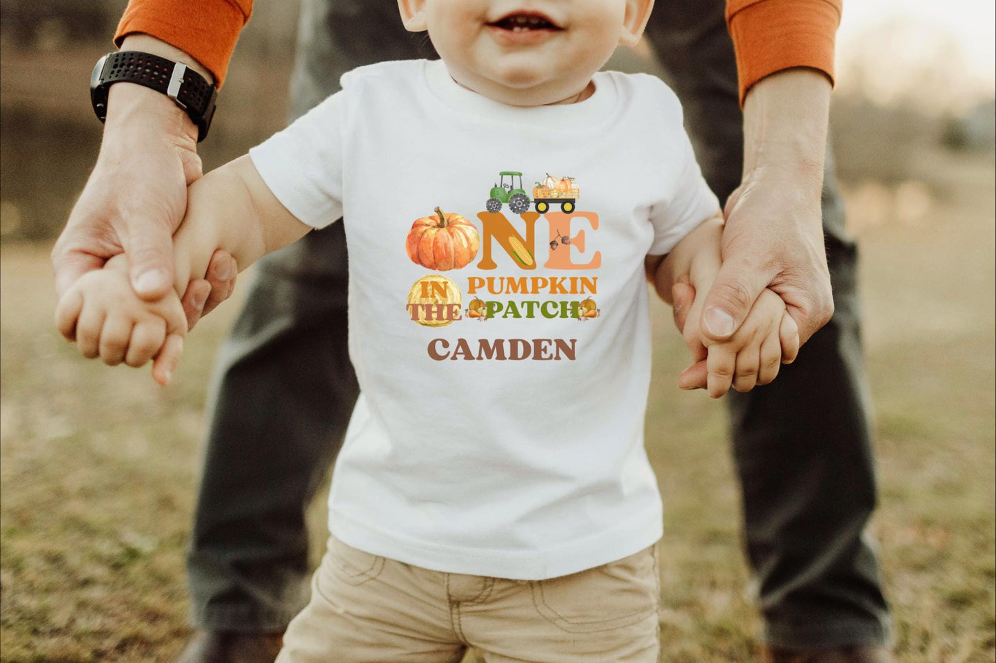 Personalized Pumpkin Patch First Birthday Shirt: Fall Themed 1st Birthday Party Outfit