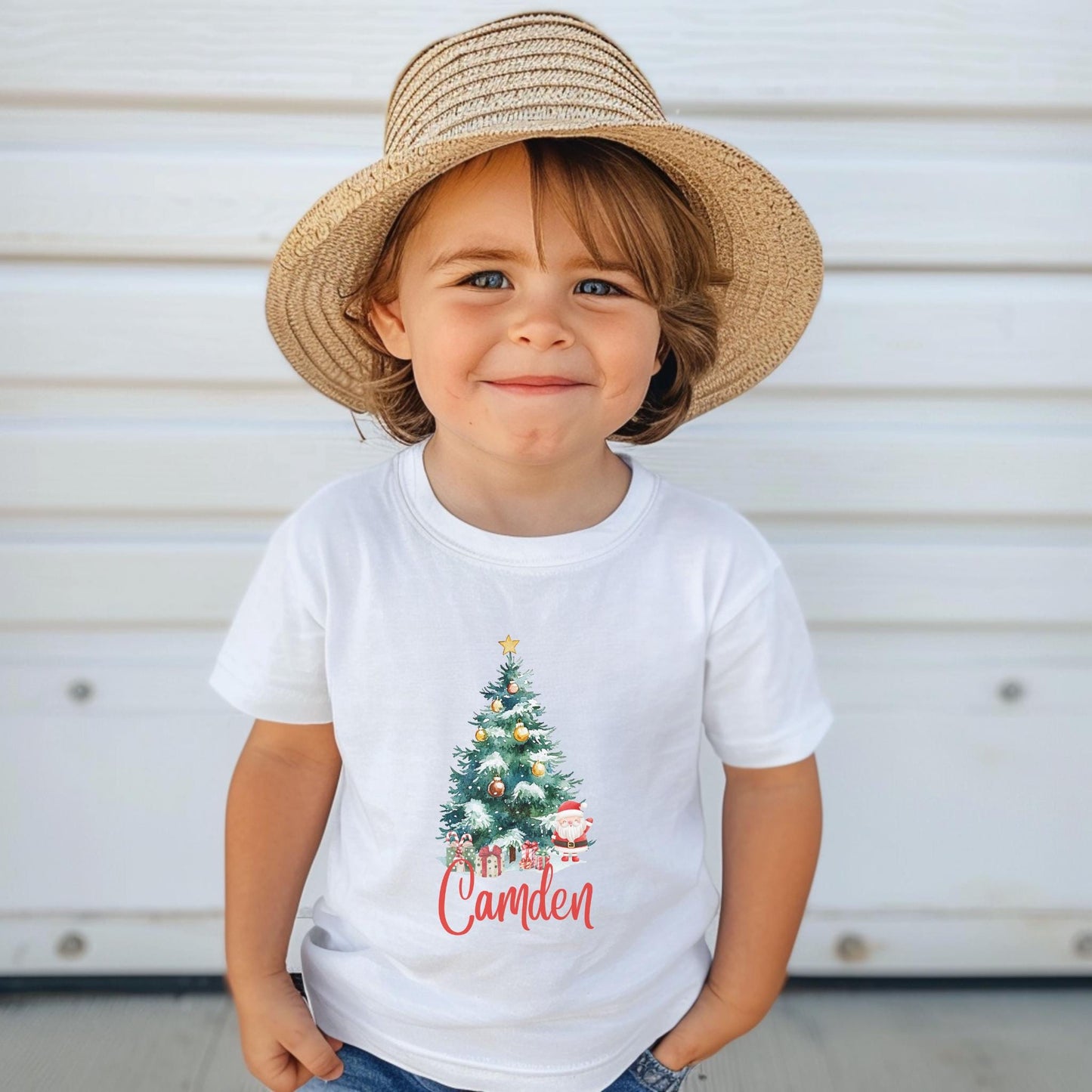 Kids Christmas Tree Shirt: Festive Holiday Party Tee