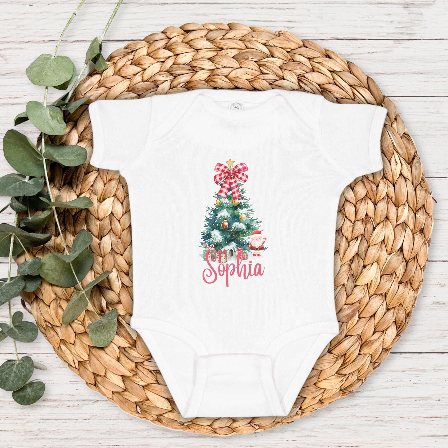 Kids Christmas Tree Shirt: Personalized Holiday Party Tee