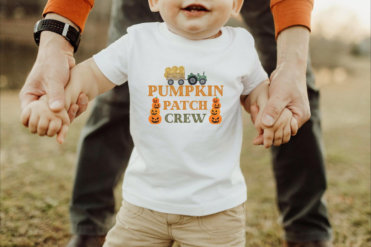 Custom Family Pumpkin Patch Crew Shirt: Kids Toddler Youth Adults Fall Pumpkin Picking Outfit