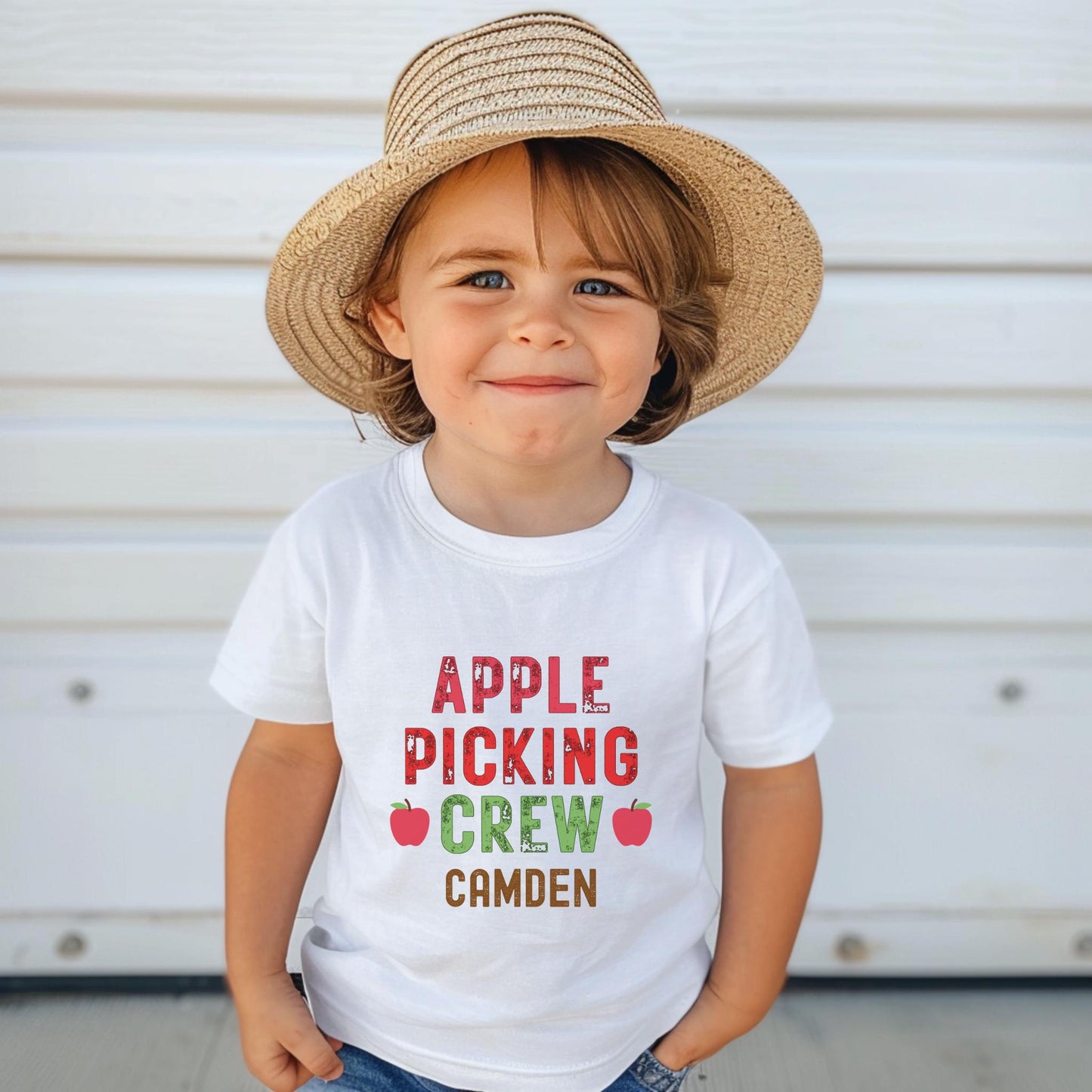 Personalized Apple Picking Crew Family Shirt: Custom Fall Orchard Tee