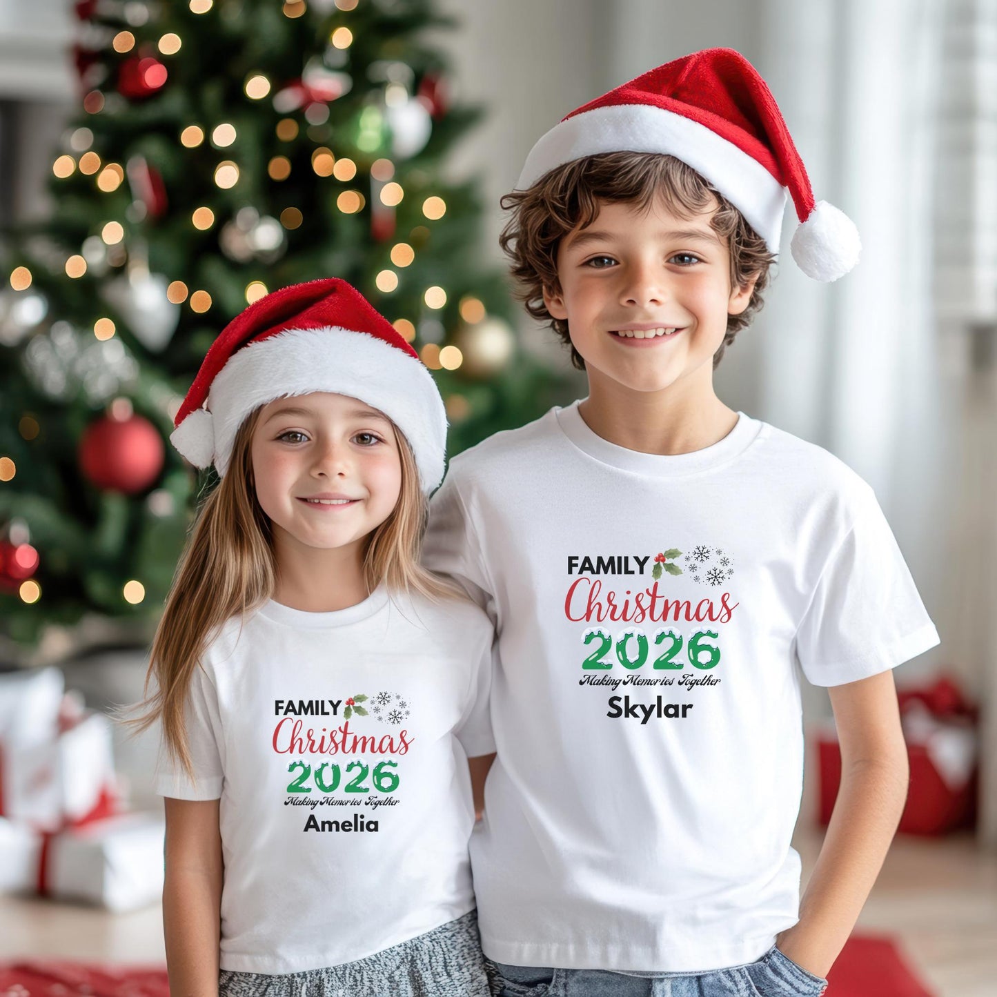 Personalized Family Christmas 2026 Making Memories Together Shirt: Custom Holiday Party Tees