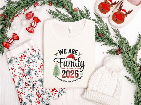Family Christmas 2026 Making Memories Together Shirt: Holiday Party Tees
