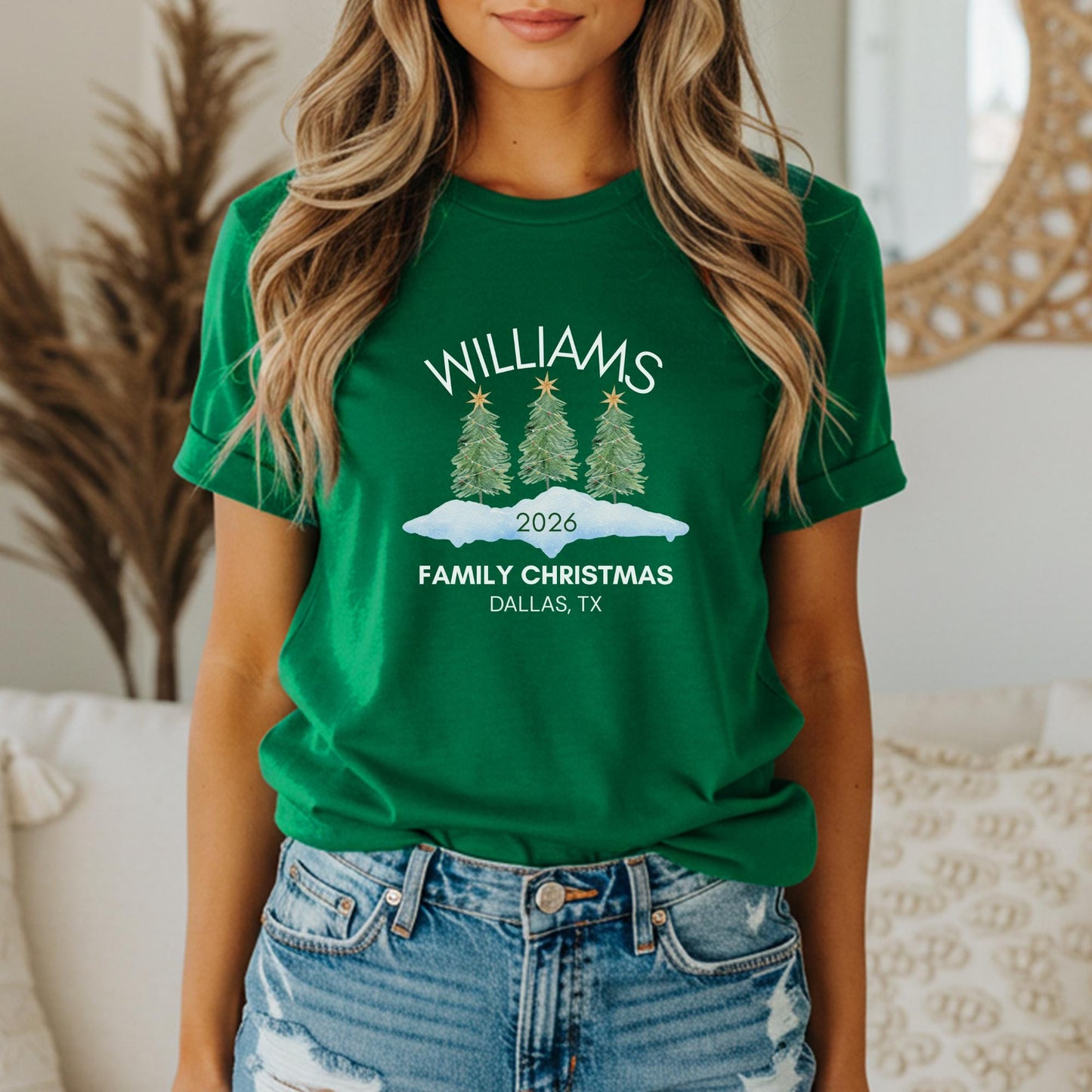 Personalized Family Christmas 2026 Shirt: Custom Holiday Party Tees