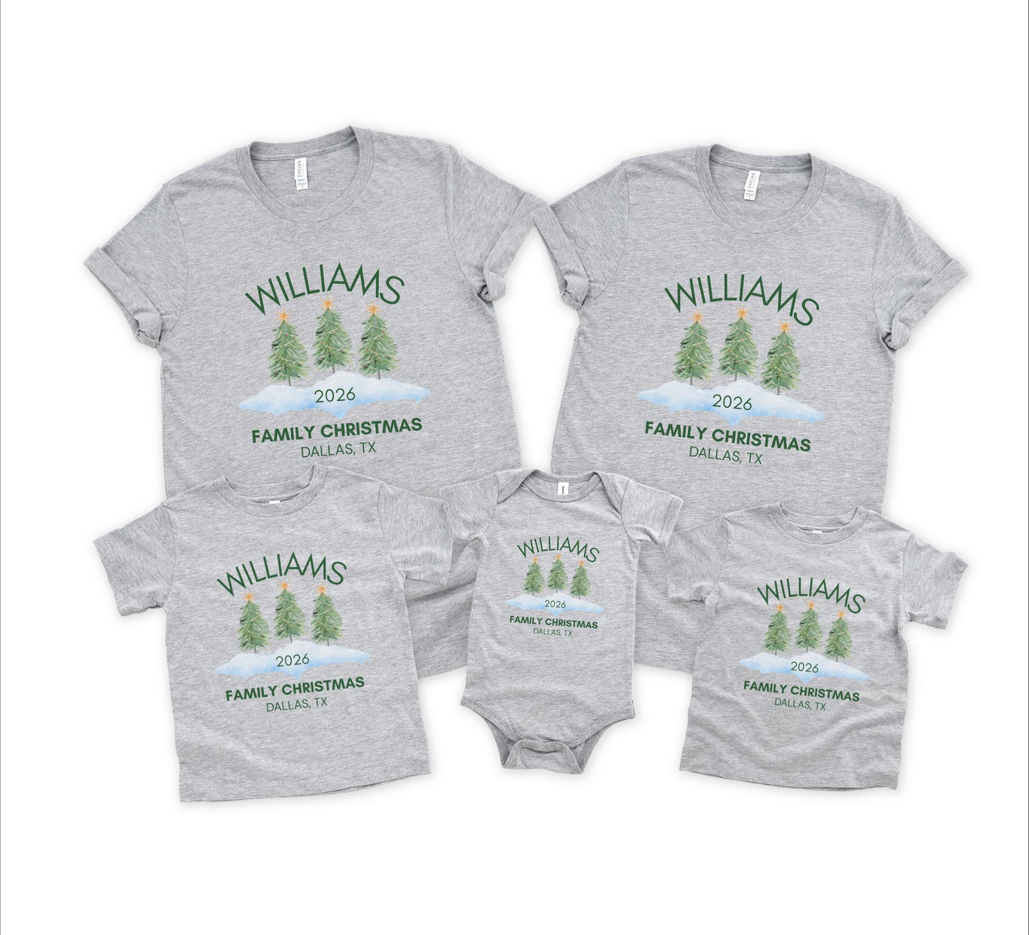 Personalized Family Christmas 2026 Shirt: Custom Holiday Party Tees