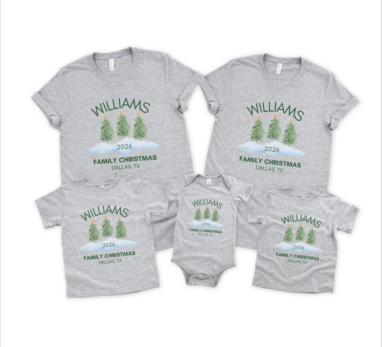 Personalized Family Christmas 2026 Shirt: Custom Holiday Party Tees