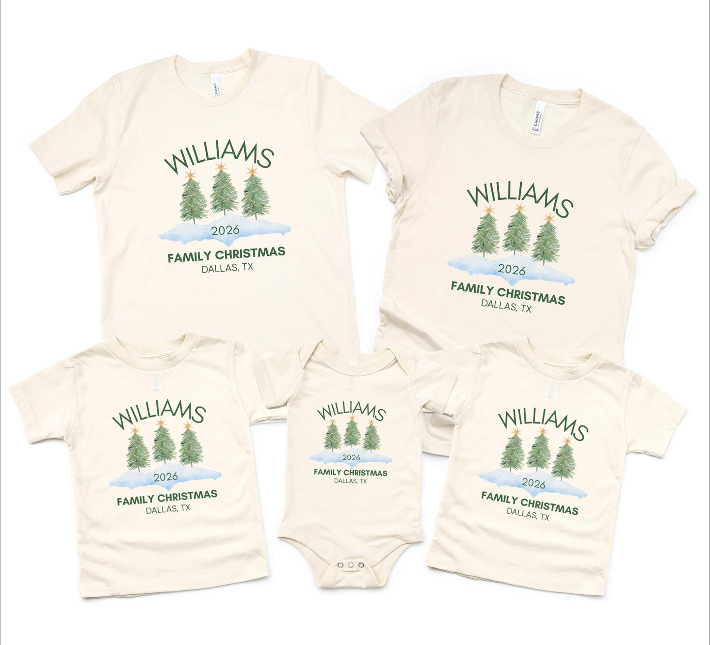 Personalized Family Christmas 2026 Shirt: Custom Holiday Party Tees