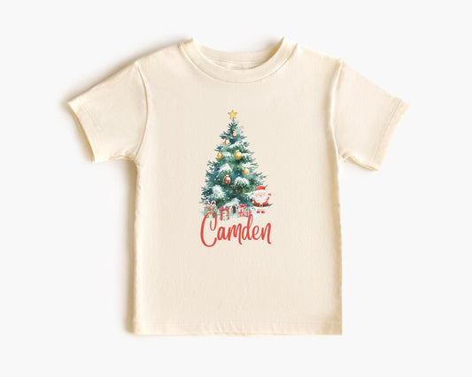 Kids Christmas Tree Shirt: Festive Holiday Party Tee